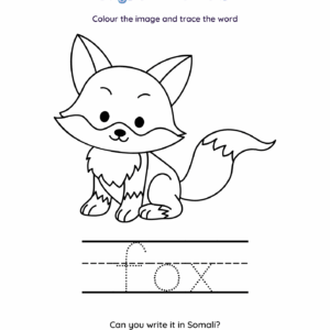 Free Downloadable Colouring Page – Letter F!