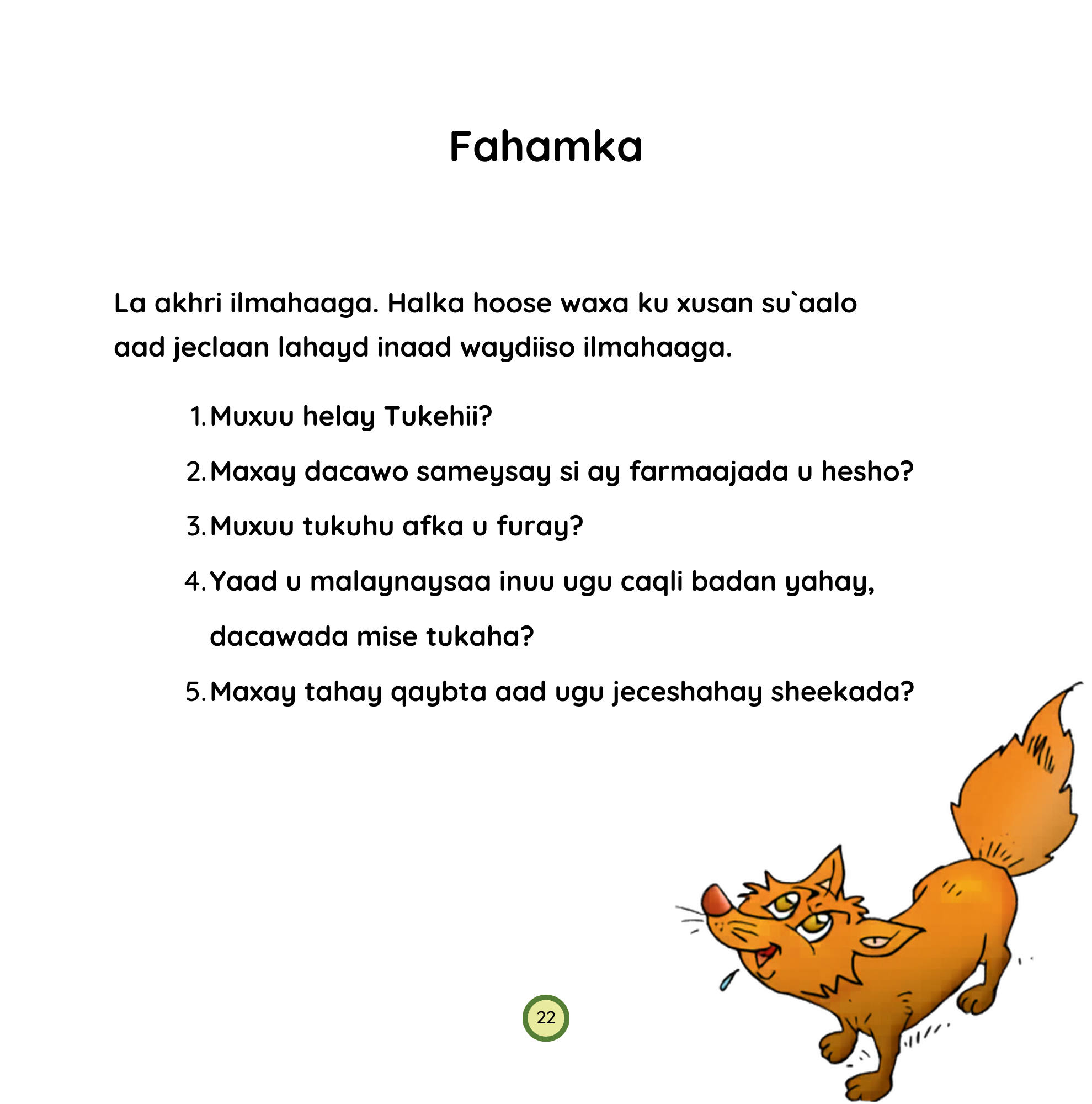 Dacawo Iyo Tuke - Le Corbeau et le Renard: Livre bilingue pour enfants français-somali - Image 7